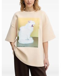 Munthe - Cat-Print T-Shirt - Lyst