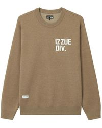 Izzue - Logo-Print Crew-Neck Sweatshirt - Lyst