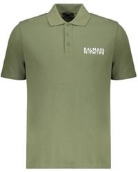 Balmain - Short-Sleeve Polo Shirt - Lyst