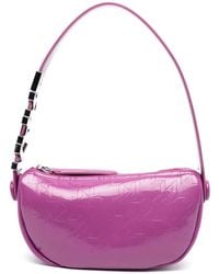 Karl Lagerfeld - Schultertasche Mit Logo-Prägung - Lyst