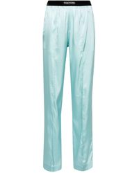 Tom Ford - Pleated Satin Pajama Pants - Lyst