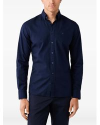 Hackett - Brompton Garment-Dyed Oxford Shirt - Lyst