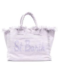 Mc2 Saint Barth - Vanity Strandtasche mit Logo-Patch - Lyst