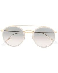 Ray-Ban - Rb3647N Double-Bridge Round-Frame Sunglasses - Lyst