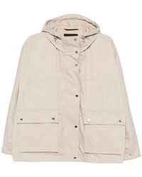Moorer - Maryana Hooded Pocket Jacket - Lyst