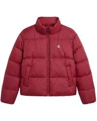Calvin Klein - Quilted Hooded Puffer Jacket - Lyst