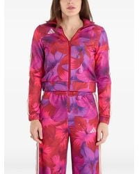 adidas - X Farm Rio Floral-Print Track Jacket - Lyst