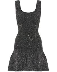 LoveShackFancy - Sarajane Scoop-Neck Mini Dress - Lyst