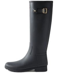 HUNTER - Wellington-Trim Boots - Lyst