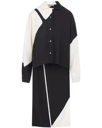Alberta Ferretti - Overhemd Met Colourblocking - Lyst