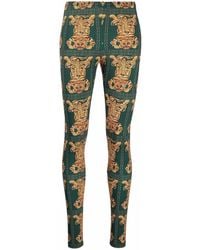 La DoubleJ - Floral-Print Stretch Leggings - Lyst