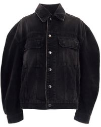 Haikure - Zip-Detail Denim Jacket - Lyst