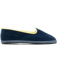 SCAROSSO - X Yolo Seaside Velvet Slippers - Lyst