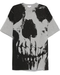 McQueen - 'Skull' T-Shirt - Lyst