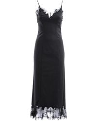 STAUD - Maxi-Jurk Met Afwerking Van Kant - Lyst
