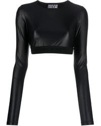 Versace Jeans Couture - Cropped Top - Lyst