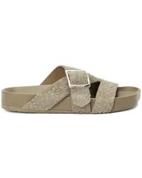 Loewe - Buckle Strap Sandals - Lyst