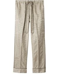 Burberry - Pantaloni Pigiama Con Effetto Jacquard - Lyst