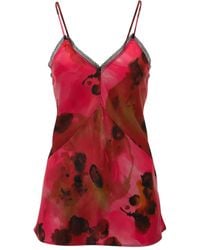 Victoria Beckham - Vestido largo con estampado floral - Lyst