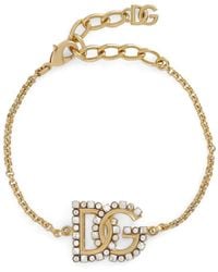 Dolce & Gabbana - Chain-Link Brass Bracelet - Lyst