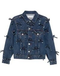 Viktor & Rolf - Chaqueta Vaquera Con Detalle De Lazo - Lyst