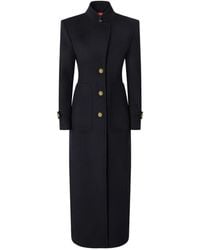 Pinko - Button-Fastening Single-Breasted Coat - Lyst