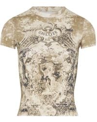 Jean Paul Gaultier - T-Shirt Con Stampa - Lyst