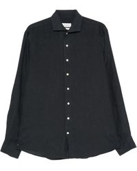 Profuomo - Long-Sleeve Spread-Collar Shirt - Lyst