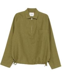 Arte' - Zip-Fastening Drawstring Polo Shirt - Lyst