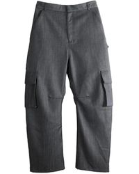 Balenciaga - Relaxed Wide-Leg Multi-Pocket Cargo Pants - Lyst