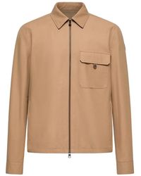 Moncler - Chaqueta Con Bolsillos Con Solapa Y Cremallera - Lyst