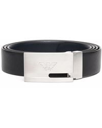 Emporio Armani - Leather Belt - Lyst