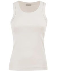 Peserico - Ribbed-Trim Top - Lyst