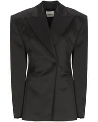 ANDAMANE - Notched-Lapel Blazer - Lyst