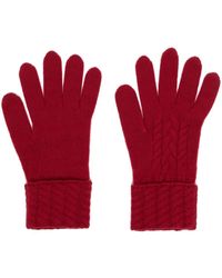 Damen Accessoires Handschuhe N.Peal Cashmere Handschuhe aus Kaschmirgemisch in Grün 