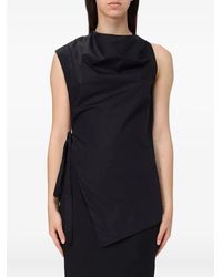 Roberto Collina - Haut Sans Manches À Col Bénitier - Lyst