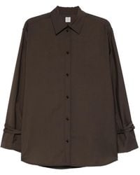 TOTEME - Camicia Con Nodi Sui Polsini - Lyst