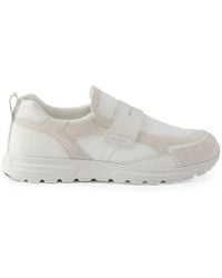 Prada - Prax Mesh Fabric And Leather Loafers - Lyst