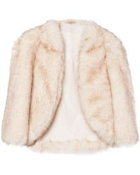 Saiid Kobeisy - Cropped Faux-Fur Jacket - Lyst