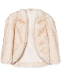 Saiid Kobeisy Jet Fur Coat in Black | Lyst