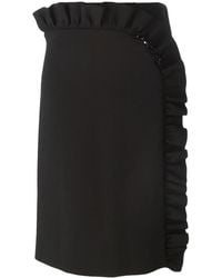 Simone Rocha - Frilled Straight Skirt - Lyst