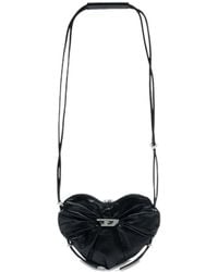 DIESEL - Scrunch-D Heart Leather Cross Body Bag - Lyst