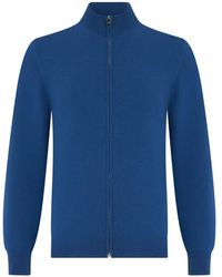 Fedeli - Zip-Up Cashmere Cardigan - Lyst
