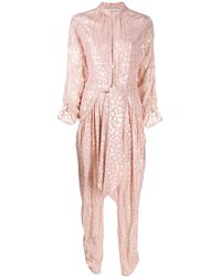 Stella McCartney Leopard Print Jumpsuit - Pink