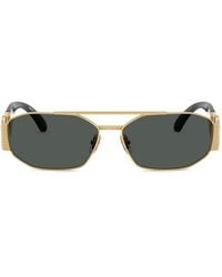 Versace - Medusa Geometric-Frame Sunglasses - Lyst