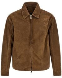 Giorgio Brato - Veste En Daim À Col Chemise - Lyst