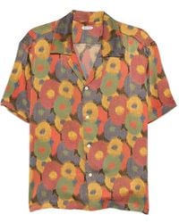 Bode - Overhemd Met Bloemenprint - Lyst