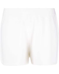 Allude Cashmere Short Shorts - White