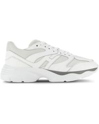 Hogan - Allac Panelled Leather Sneakers - Lyst