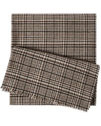 Brunello Cucinelli - Cashmere Prince Of Wales Scarf - Lyst